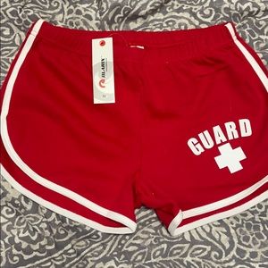 cute lifeguard shorts